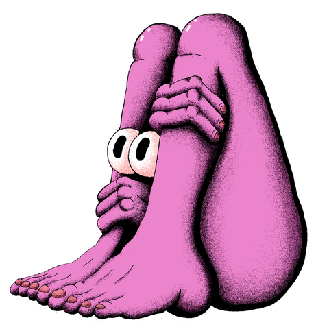 PEEKING - Vinyl Cut Sticker